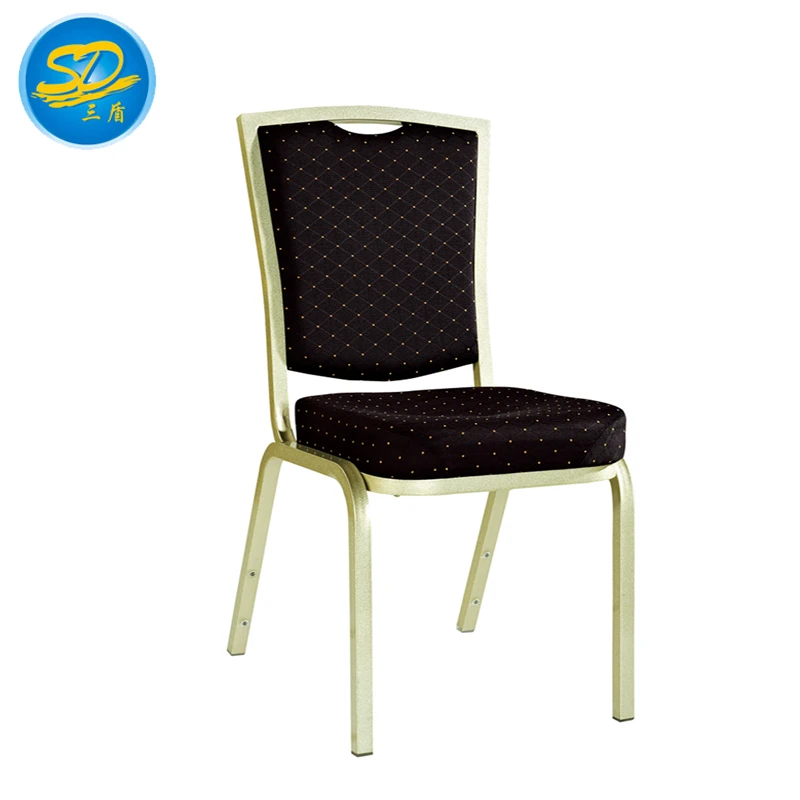 INDIA STYLE DISTRIBUTOR HOTEL BANQUET ALUMINUM STACKING CHAIR YD-059