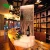 indoor bar furniture floor standing water bubble panel wall led wine cabinets
