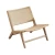 Import Indoor patio real rattan beach chair woven Ash wood natural modern chairs from China