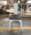 Import industrial cafe furniture vintage metal chair with wood seat from China