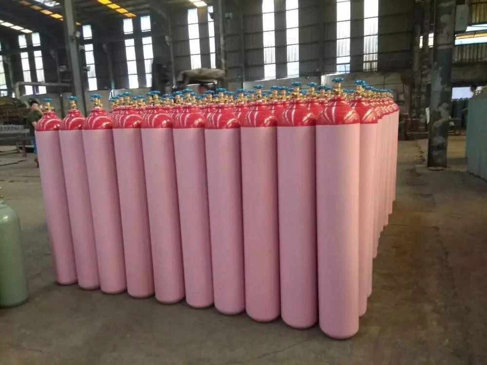 ISO9809 Refillable  Seamless Steel Oxygen Gas Cylinder