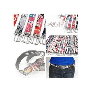 Japanese pattern metal letters for belt , Japanese other accessories also available