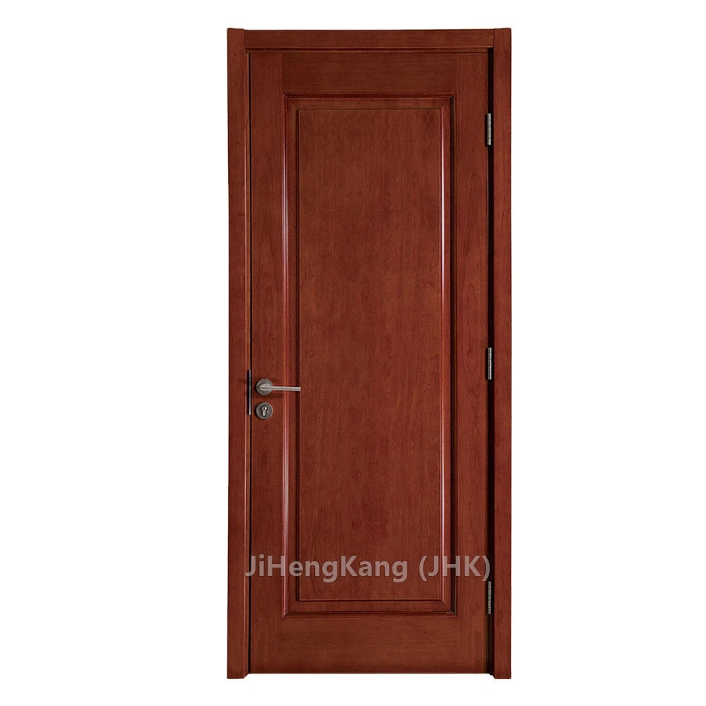JHK-001 Wood Mahogany Veneer Moulded Door Kerala Front Door Designs Best Wood Door Design