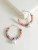 Import JJ54081 New style Fashion wooden beads hoop earrings Bohemian style multi color hoop earrings from China