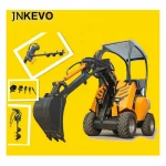 JNKEVO Multi Functional Mini Skid Steer Wheel Loader