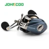 JOHNCOO Bait Casting Fishing Reel 9+1BB 6.3:1 Magnetic Brake System Light Weight 185g Max Drag 5kg Aluminum Spool Fishing Reel