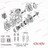 K3V Series Hydraulic Pump Spare Parts For Excavator