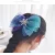 Import Kids Hair Bows Blue Starry Mesh Hair Clips Snowflake Ribbon Bows Girls Cosplay Headwear Princess Party Dance Headdress from China