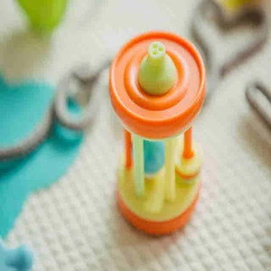 kids safe vegetable  plastic teether baby toy rattles_Drum