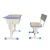 Import Kids School Study Adjustable Table Chair Metal Classroom Furniture from China