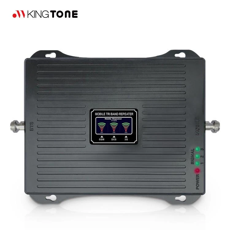 kingtone Factory Price 850/900/1800/2100 MHz quad band mobile phone signal booster 2g/3g/4g repeater