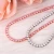 Import KRKC Pink Rose Gold Silver CZ Diamond Stainless Steel Tennis Necklace Women Chokers Men Tennis Chain Necklace for Women from China