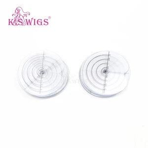K.S WIGS  50Pcs Single Hole Spacer Template for I Tip and  and Human Hairs and Hair extension tool