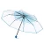 Import Ladies 3 Folding Transparent Umbrella Parasol Pink Flowers Pattern Umbrella from China