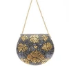 Ladies Evening Clutch Bags  mother of pearl  metal clutch mosaic bag indian bag