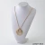 Import Latest jewelry design long snake chain worn gold silver multi-circle pendant necklace wholesale from China