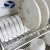 Import Latest products wall mounted type kitchen stainless steel 2 tier dish rack from China