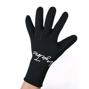 LayaTone 5mm Neoprene Black Gloves Adults Anti-slip Five Fingers Spearfishing Kayaking Scuba Diving Gloves