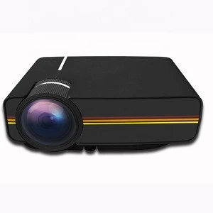 LCD Media Entertainment Mini Portable Beam Projector, Enjoy Big Screen for PC and Smart Phone