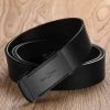 Leather belt men fashion custom accessories cattle craft buckle automatic buckle leather belt