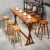 Import led light used bar furniture cocktail wooden bar set with metal leg from factory/bar stool from China