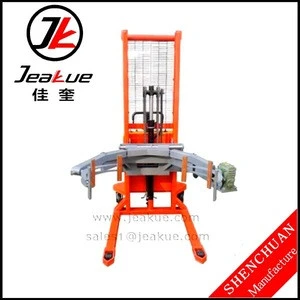 Lifting tools semi-electric oil drum lifter with clamp 360 degrees rotate