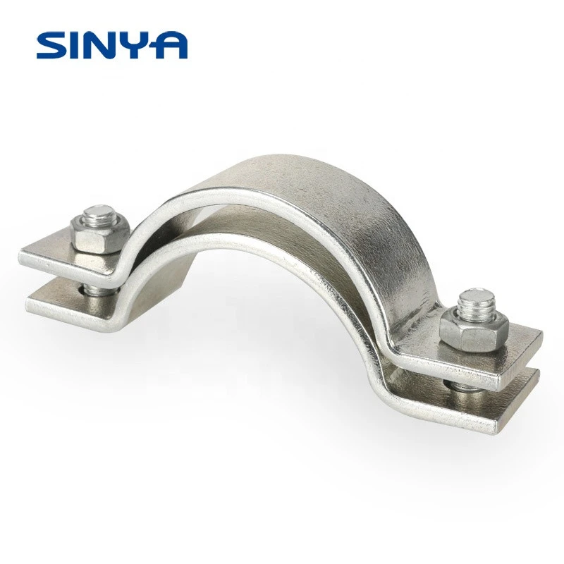 Light Type with Bolt  Nut Stainless Steel  Carbon steel Metal Tube Pipe  Clamp U-Strap Clamps  U Tube Clamp Connecting