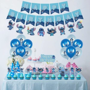Buy Lilo And Stitch Party Decoration Happy Birthday Party Supplies Boys  Birthday Decoration from Quanzhou Wantwell Information & Technology Co.,  Ltd., China