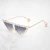 Import Lipan-Luxury Sunglasses Women 2018 New Fashion Metal Cat Eye Sun Glasses Female Diamond Flat Top Eyewear UV400 from China