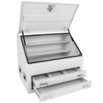 Lockable Metal Full Size Pickup Truck Tool Box With Drawers