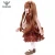 Import long hair dress up vinyl 18inch  baby doll for kids, hotsale stand up 45cm blond hair bady doll toy with clothing and hair from China