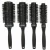 Import Longer aluminum barrel nylon bristle styling hair brush from China