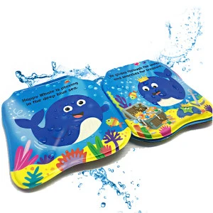 Lovely Plastic Waterproof Kids baby Toys bath Pvc Children Book Baby Soft Pillow Book EVA Bath Book For Babies