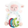 Low Price Education Fiffy Friends Sheeps Plush Baby Hand Rattles For Newborn