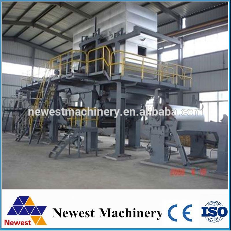 Low price paper roll production line/kitchen paper making machine/toilet tissue paper making machine from wood pulp