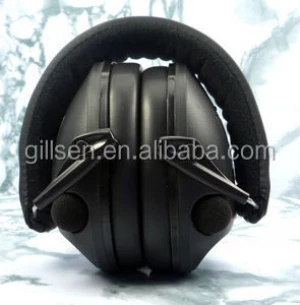 Low profile electronic sound proof ear muff