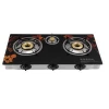 LPG Auto Ignition Tempered Glass Top Gas Stove Fighting Model for India and Nepal Market