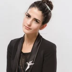 LUOTEEMI Special New Wholesale European And American Original Design Fashion Christmas Gift Women Retro Large Bird Brooch