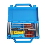 Luxury 12pcs Set Vulcanizer Adhesive String Car Tire Repair Tools/Kit with Kit Box