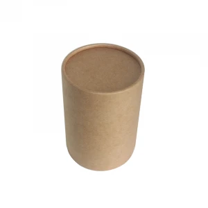 Luxury hot sale Kraft Paper Tube Box for Packaging Coffee made with Aluminum film cardboard