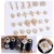 Import Luxury Metal Chic Nail Art Charm Clear Cubic Zircon Decoration Nail 3D Nail Sticker DIY Art Decoration Wedding Finger Jewelry from China