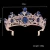 Import Luxury sliver crystal princess tiaras and crowns for woman bridal tiara wedding birthday hair accessories from China