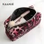 Import MAANGE Stand Up Square Cosmetic Makeup Organizer Storage Bags Boxes Waterproof PU Leather Zipper Leopard Makeup Box Cosmetic Bag from China