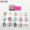 Made in China fashion custom logo embossing clear rubber silicone seal toy stamp for kids