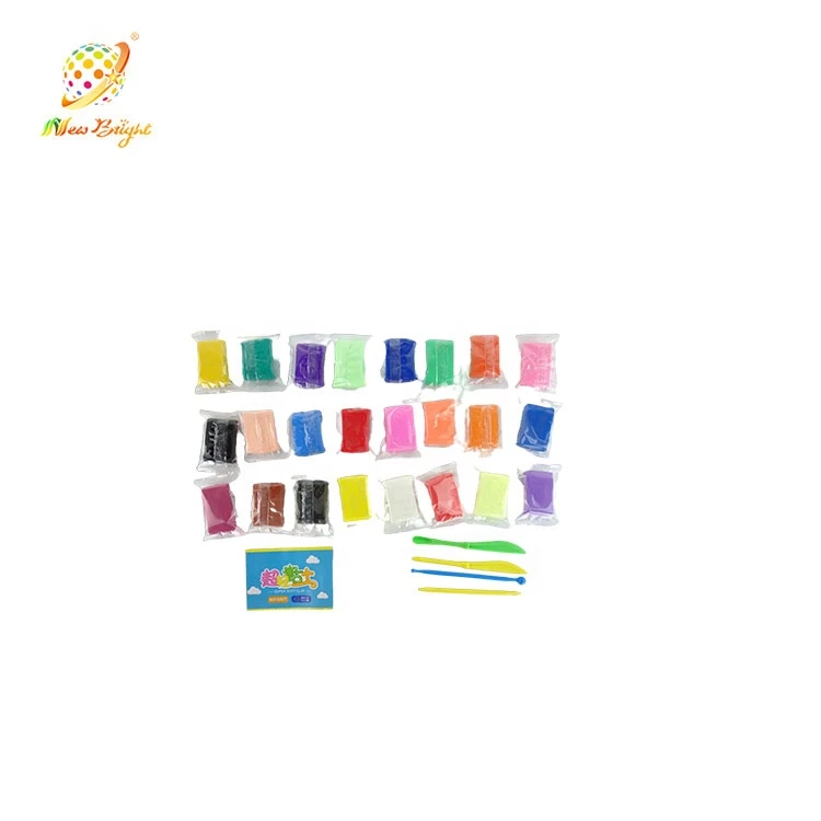 Magic Play Dough Modeling Clay_24 Colors Kids Polymer Clay