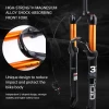 Magnesium Alloy 26/27.5/29 Tapered Straight Steerer Mountain Front Fork mtb Air Suspension Fork