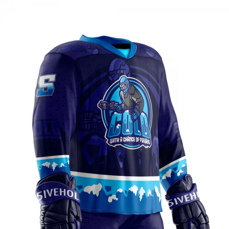 make your own ice hockey jersey with funny logo