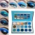 Import Makeup Eyeshadow Pallete 15 Color Matte Shimmer Pigmented Glitter Eye Shadow Palette Rainbow Neon Make up Palette from China
