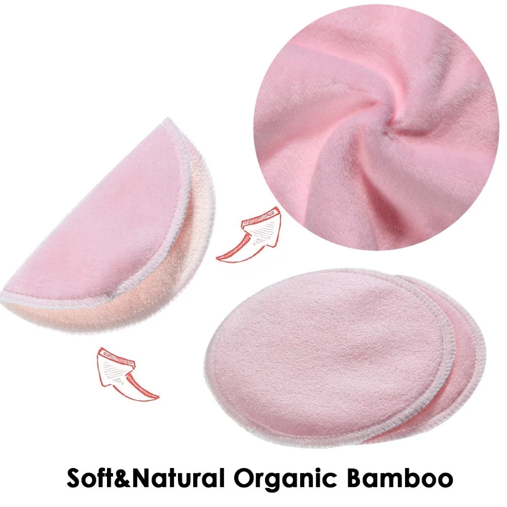 Makeup Remover Pads Reusable Makeup Bamboo Cotton Pads Face Soft Cleansing Wipes Makeup Remover Washable Pads