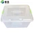 Import Manufacture Transparent Plastic Six Wheels Clothes Storage Box With Lid from China